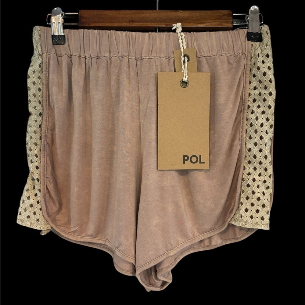 POL crochet Lounge shorts NWT